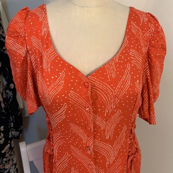 Retro Summer Dress Size L - Picture 2 of 6